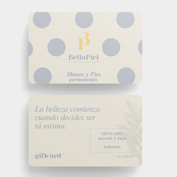 Giftcard Manos y Pies Permanente