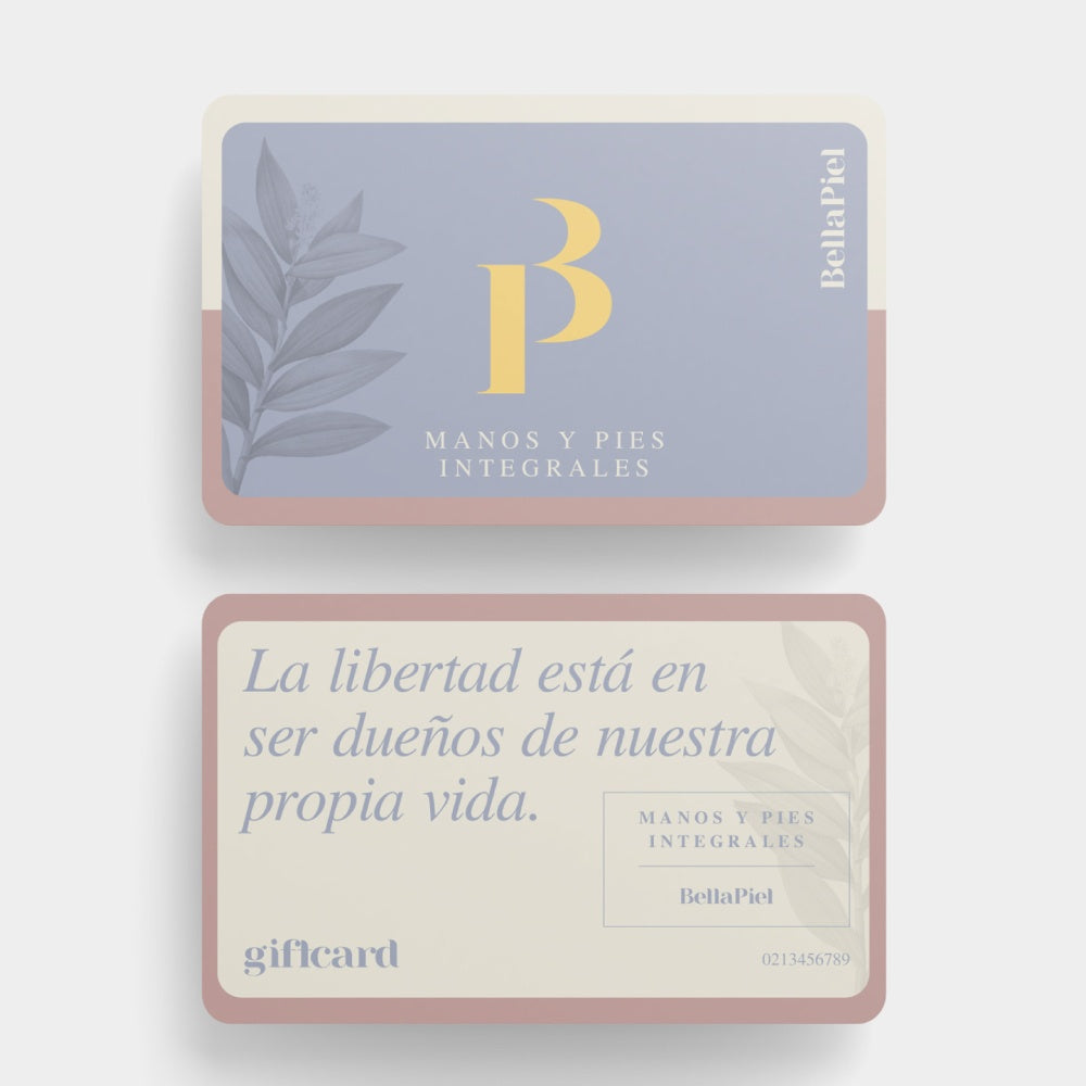 Giftcard Manos y pies tradicionales o semipermanente