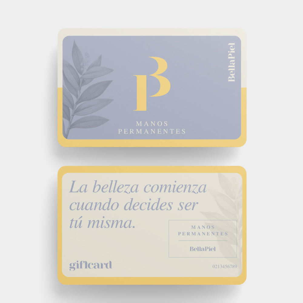 Giftcard Manos permanentes