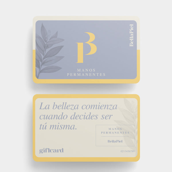 Giftcard Manos permanentes