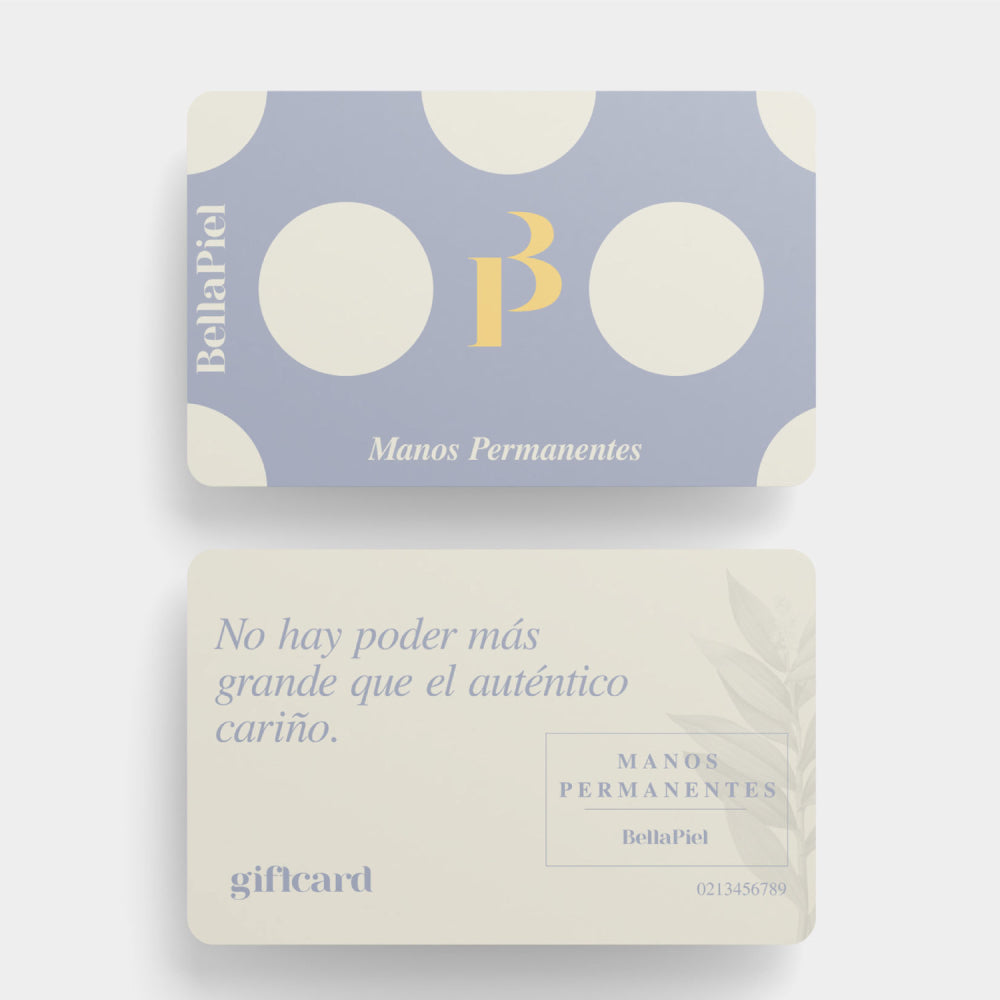 Giftcard Manos permanentes