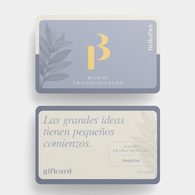 Giftcard Manos tradicionales