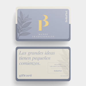 Giftcard Manos tradicionales