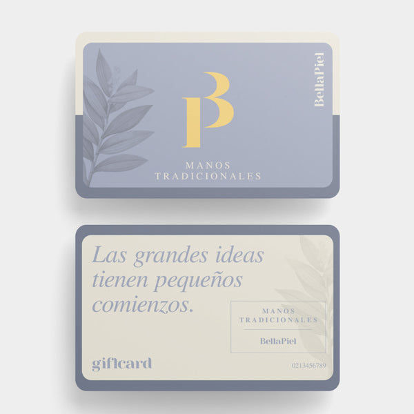 Giftcard Manos tradicionales
