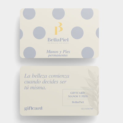 Giftcard Manos y pies permanentes
