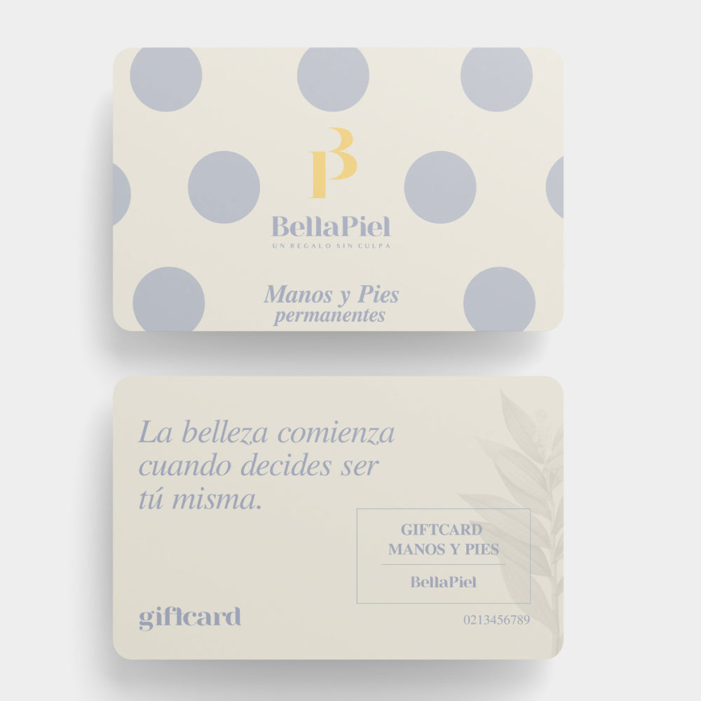 Giftcard Manos y pies permanentes